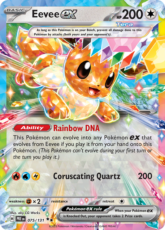 Eevee ex – Prismatic Evolutions
