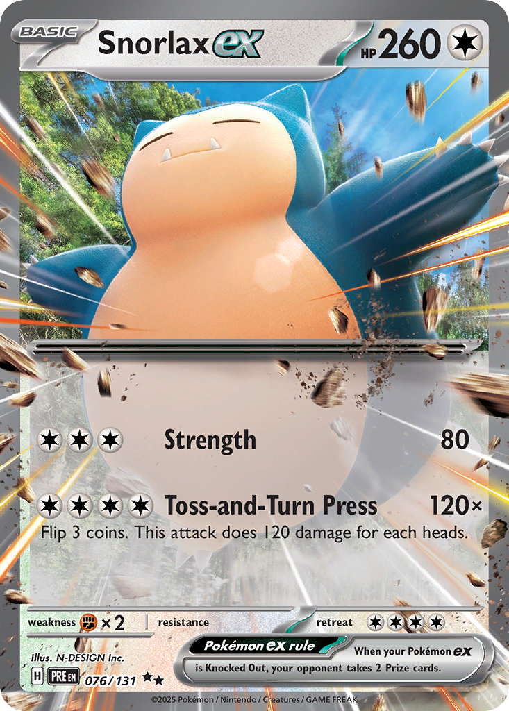 Snorlax ex – Prismatic Evolutions