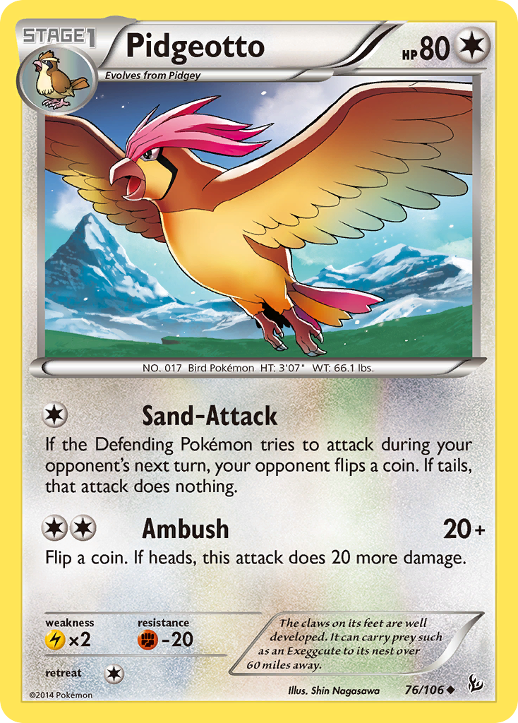 Pidgeotto – Flashfire