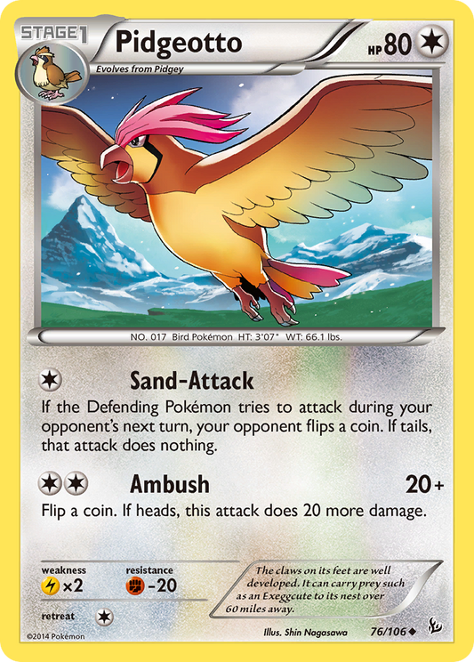 Pidgeotto – Flashfire
