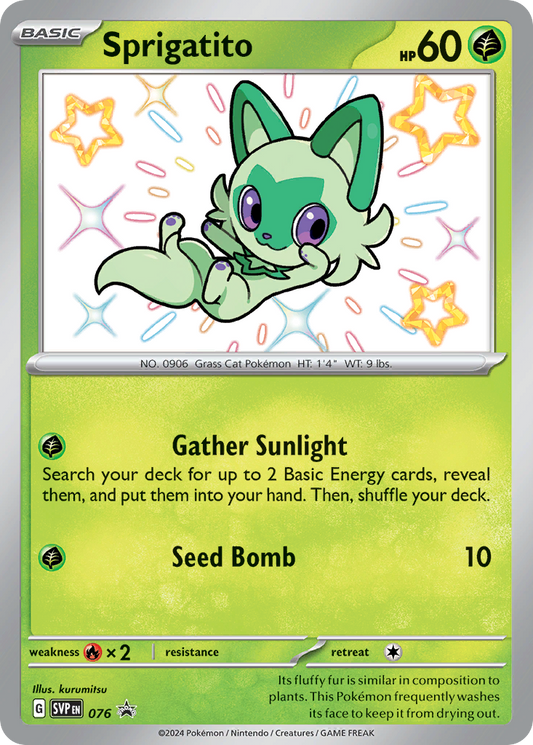 Sprigatito – Scarlet & Violet Black Star Promos