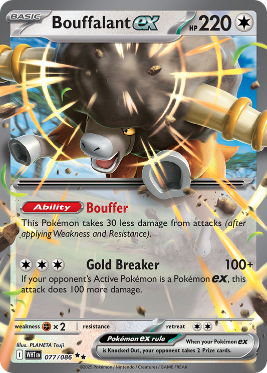 Bouffalant ex – White Flare