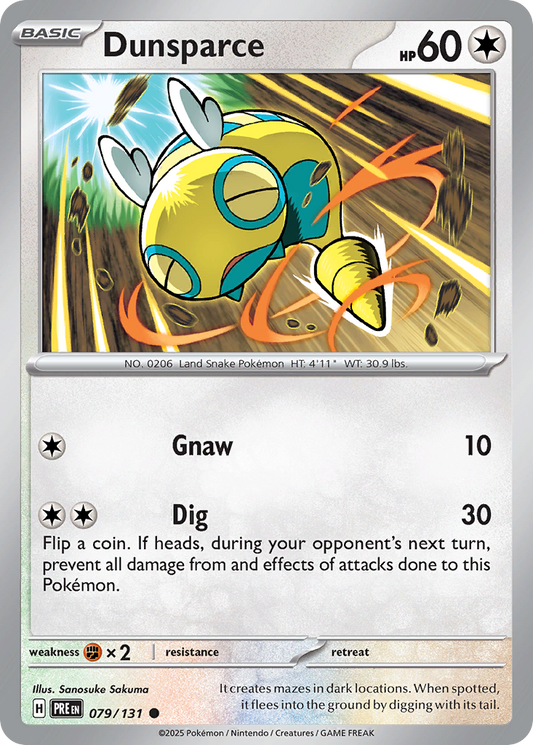 Dunsparce – Prismatic Evolutions