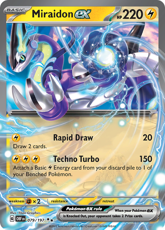 Miraidon ex – Obsidian Flames