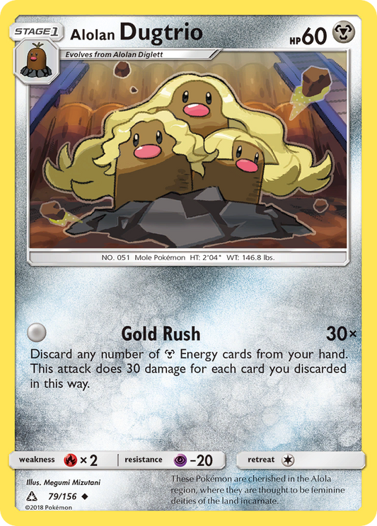 Alolan Dugtrio – Ultra Prism