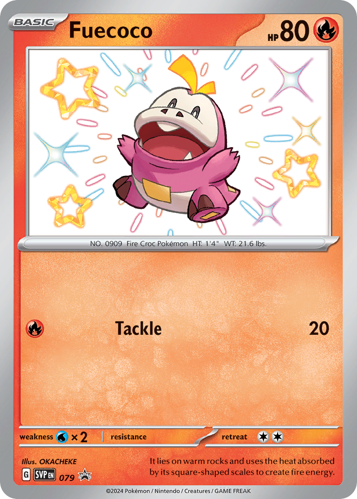 Fuecoco – Scarlet & Violet Black Star Promos