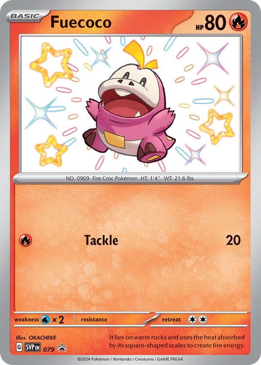 Fuecoco – Scarlet & Violet Black Star Promos