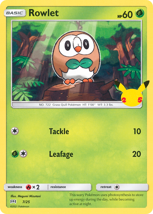 Rowlet – McDonald's Collection 2021
