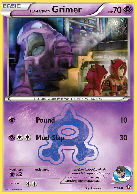 Team Aqua's Grimer – Double Crisis