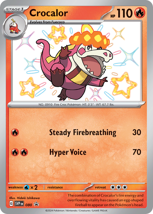 Crocalor – Scarlet & Violet Black Star Promos