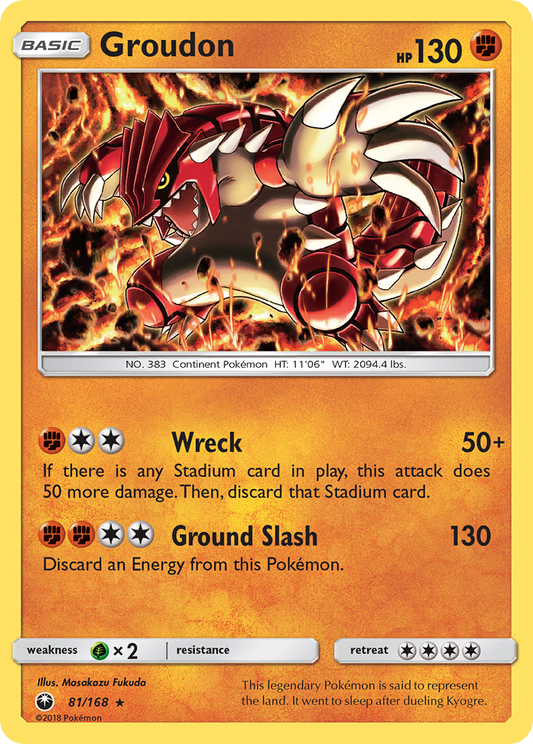 Groudon – Celestial Storm