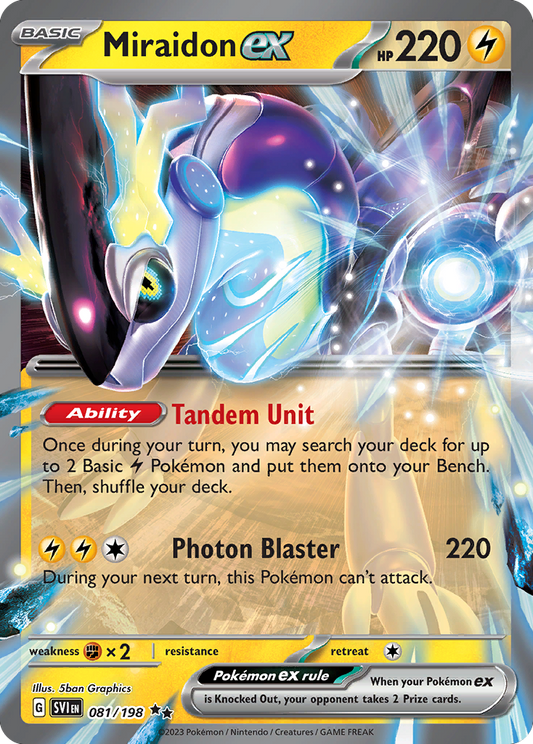 Miraidon ex – Scarlet & Violet