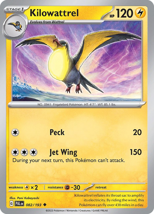 Kilowattrel – Paldea Evolved
