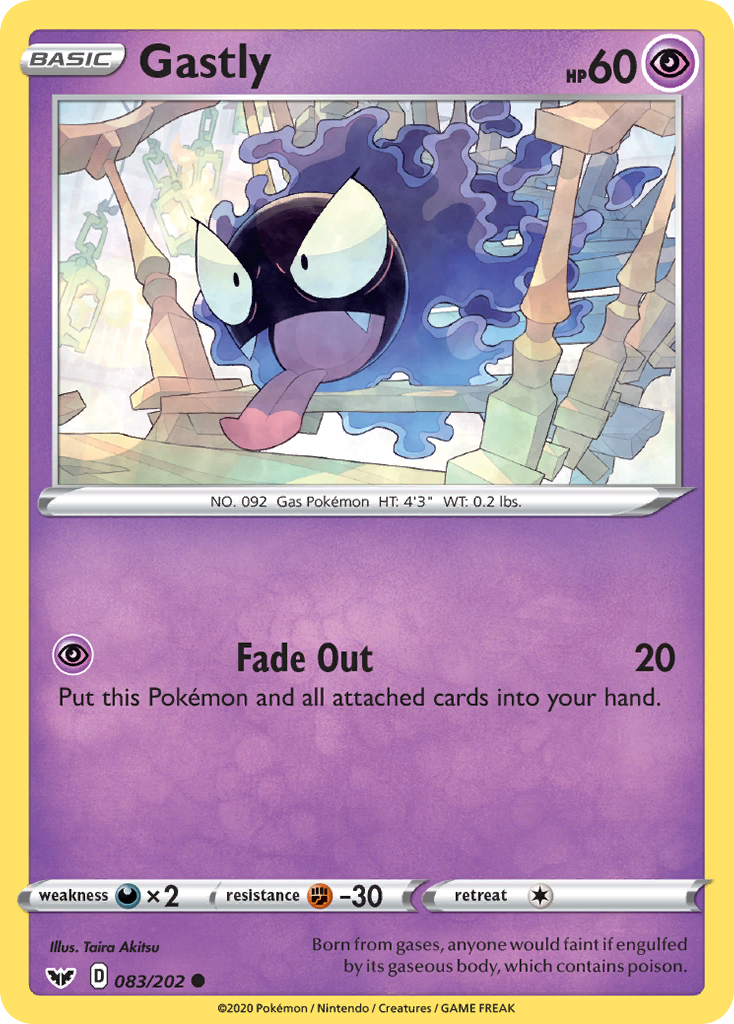 Gastly – Sword & Shield