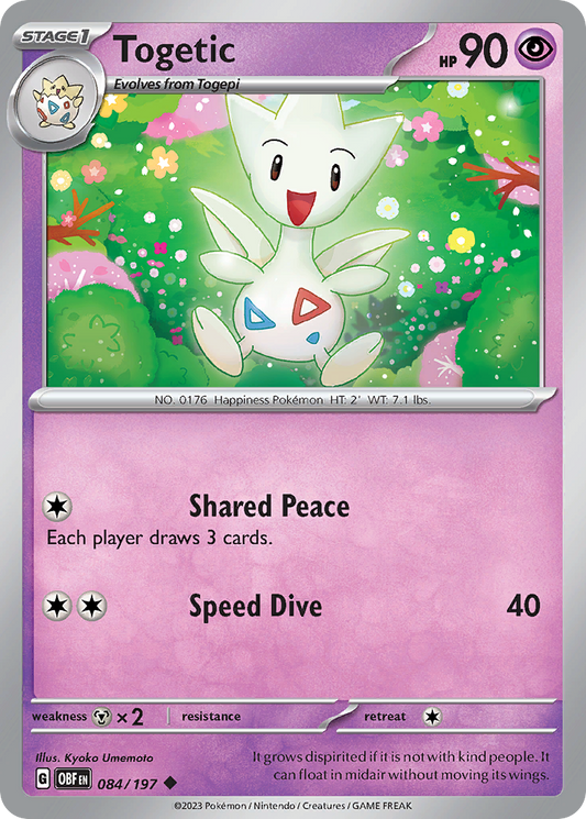 Togetic – Obsidian Flames