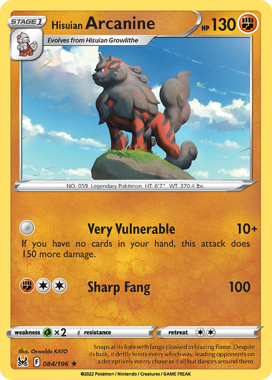 Hisuian Arcanine – Lost Origin