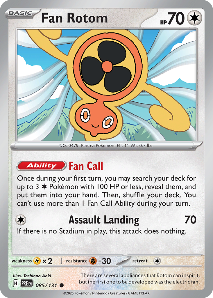 Fan Rotom – Prismatic Evolutions