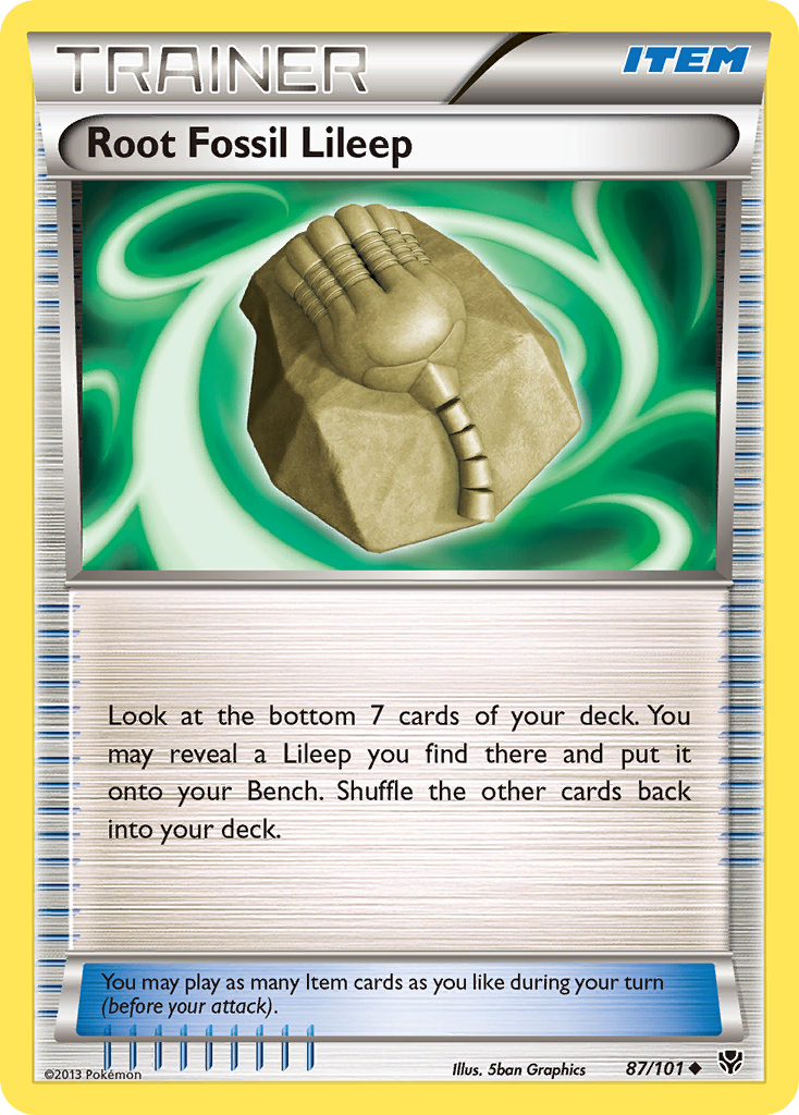 Root Fossil Lileep – Plasma Blast