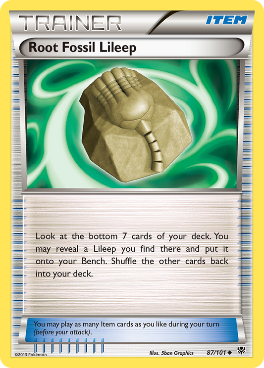 Root Fossil Lileep – Plasma Blast
