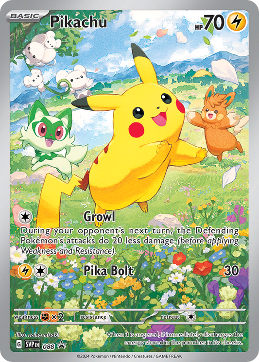 Pikachu – Scarlet & Violet Black Star Promos