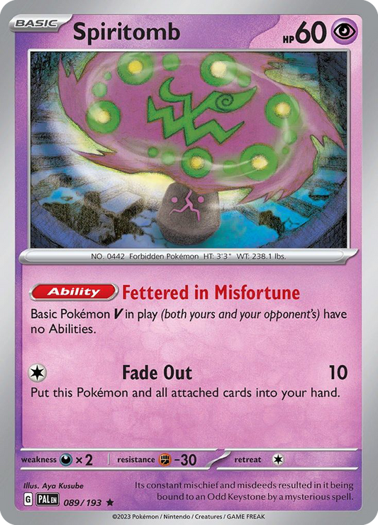 Spiritomb – Paldea Evolved
