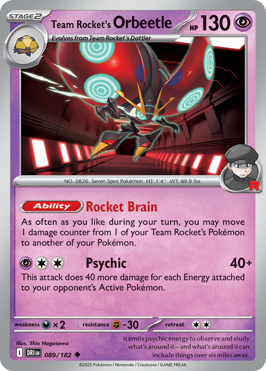 Team Rocket's Orbeetle – Destined Rivals