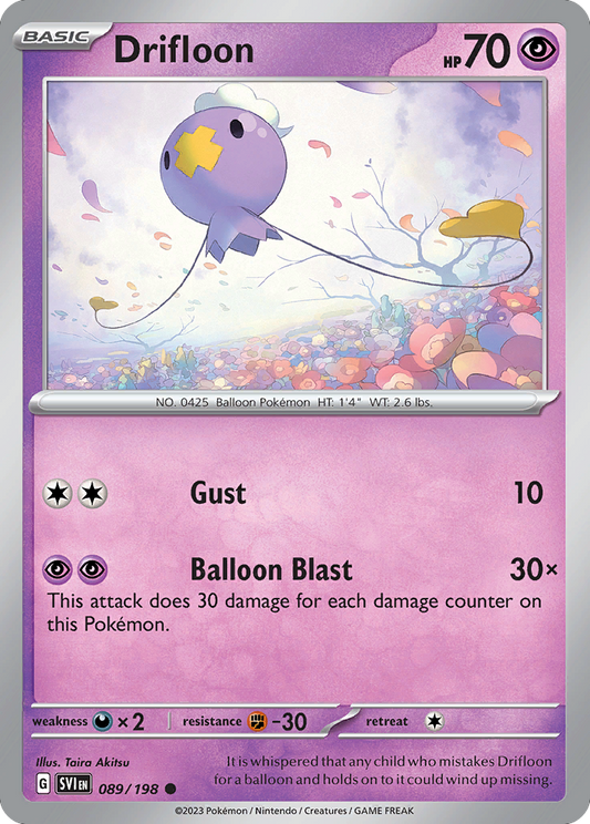 Drifloon – Scarlet & Violet