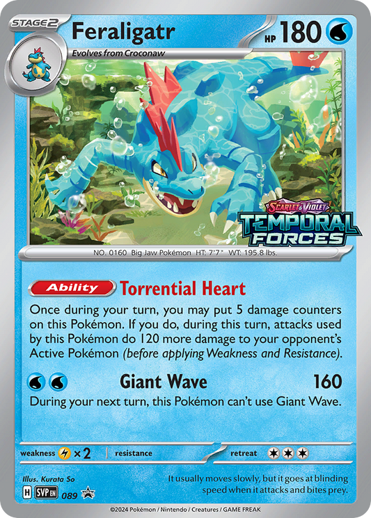 Feraligatr – Scarlet & Violet Black Star Promos