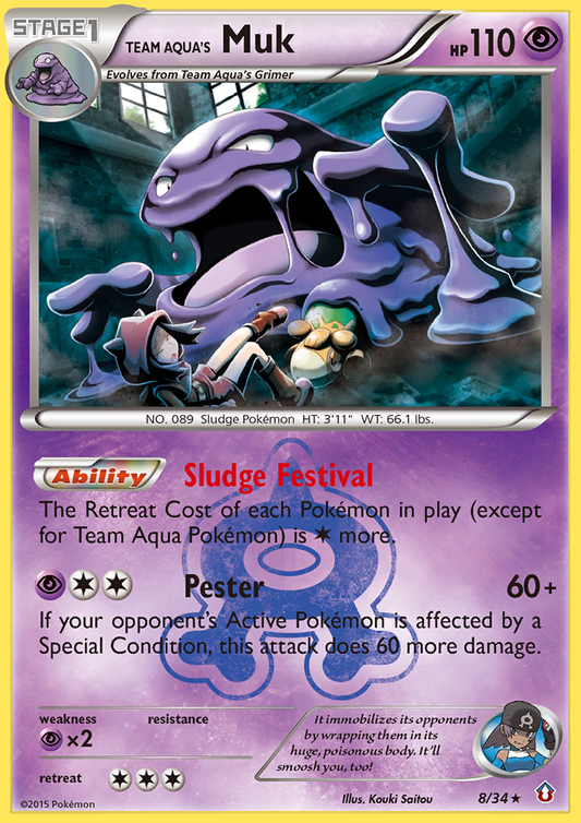 Team Aqua's Muk – Double Crisis