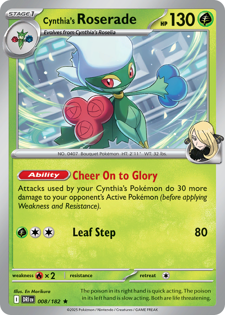 Cynthia's Roserade – Destined Rivals