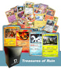 Dan123yal Treasures of Ruin TCG Random Assortment Bundle || Guaranteed Treasures of Ruin Quartet + 6 Holographic Cards + 6 High HP Cards Deck Box