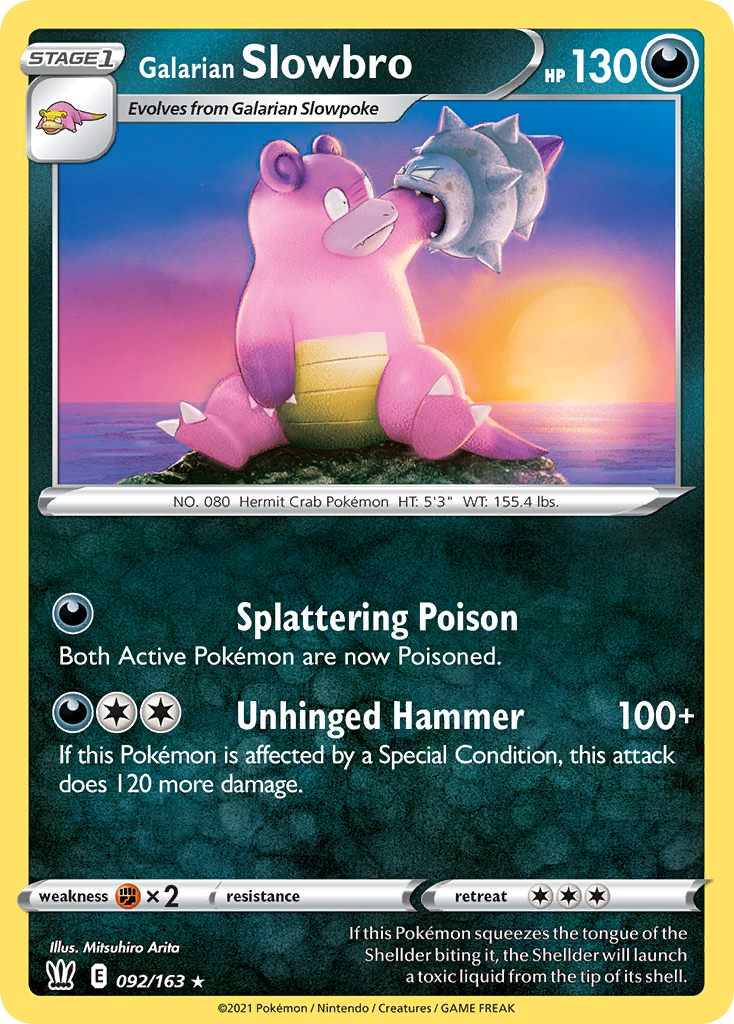 Galarian Slowbro – Battle Styles