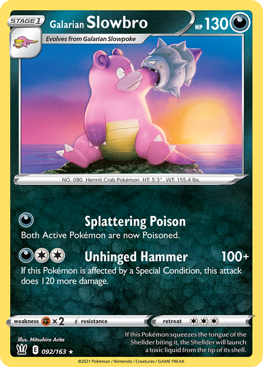 Galarian Slowbro – Battle Styles