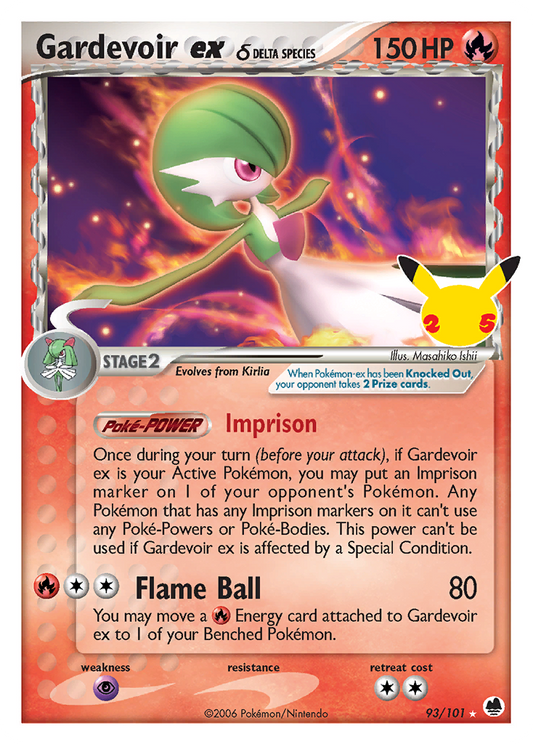 Gardevoir ex δ – Celebrations: Classic Collection