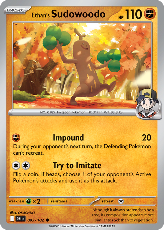 Ethan's Sudowoodo – Destined Rivals