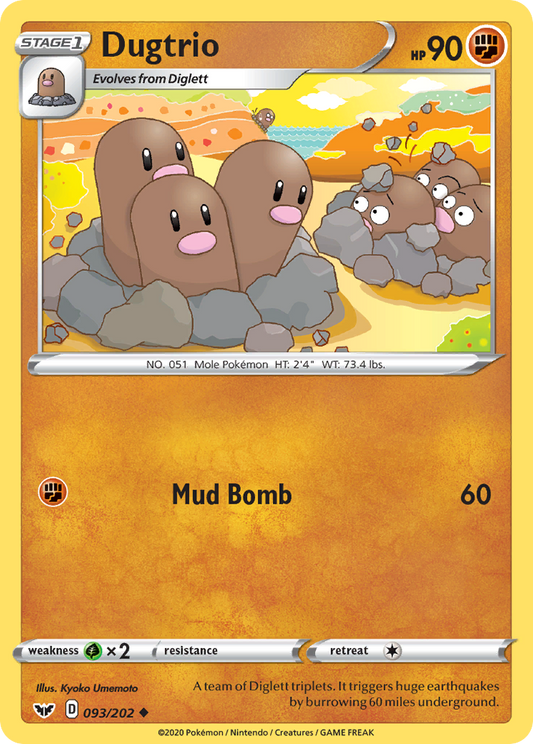 Dugtrio – Sword & Shield