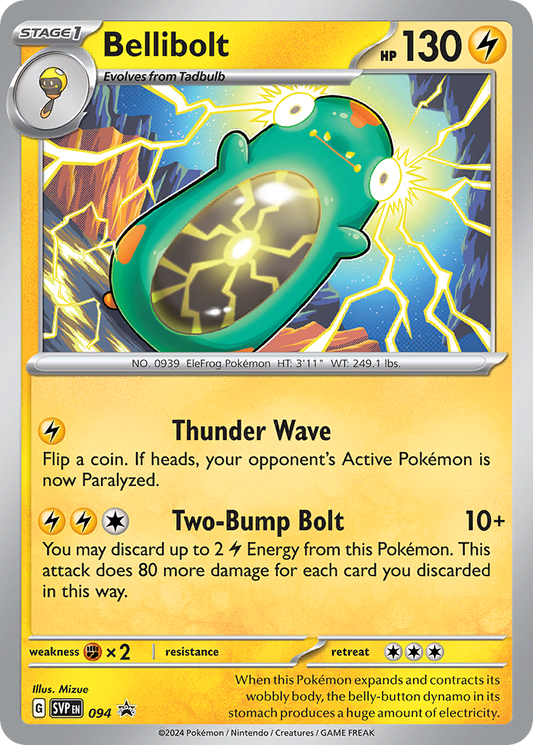 Bellibolt – Scarlet & Violet Black Star Promos