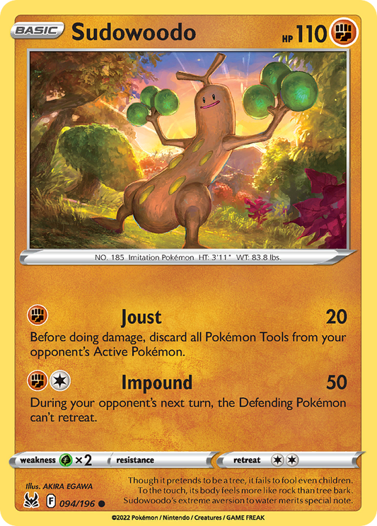 Sudowoodo – Lost Origin