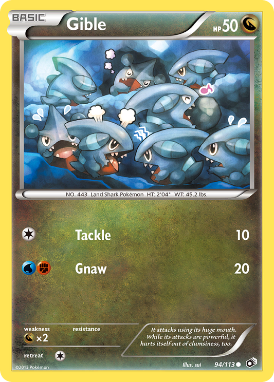 Gible – Legendary Treasures