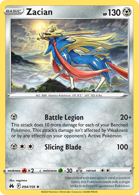Zacian – Crown Zenith