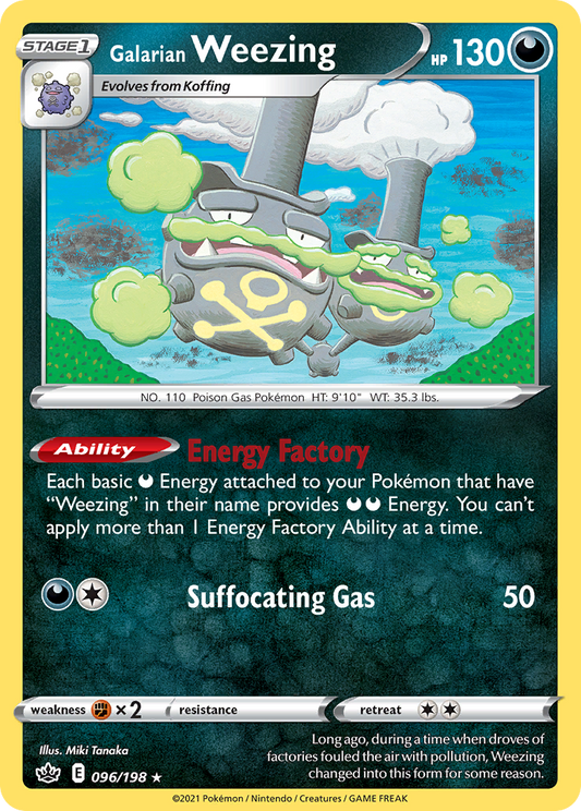 Galarian Weezing – Chilling Reign