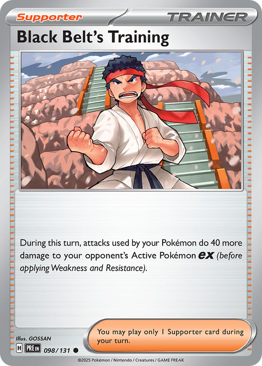 Black Belt's Training – Prismatic Evolutions