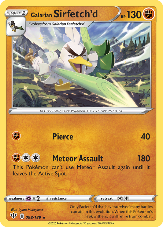 Galarian Sirfetch'd – Darkness Ablaze