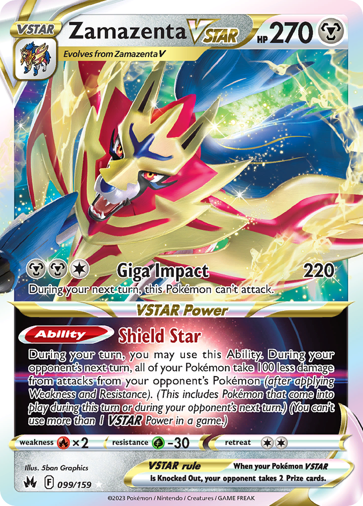 Zamazenta VSTAR – Crown Zenith