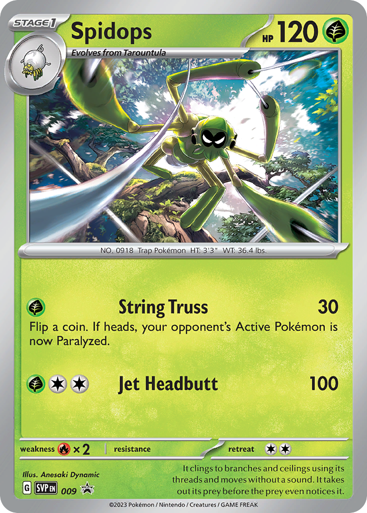 Spidops – Scarlet & Violet Black Star Promos
