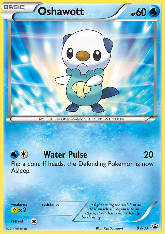 Oshawott – Black & White Promos