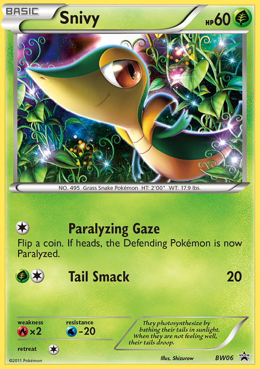 Snivy – Black & White Promos