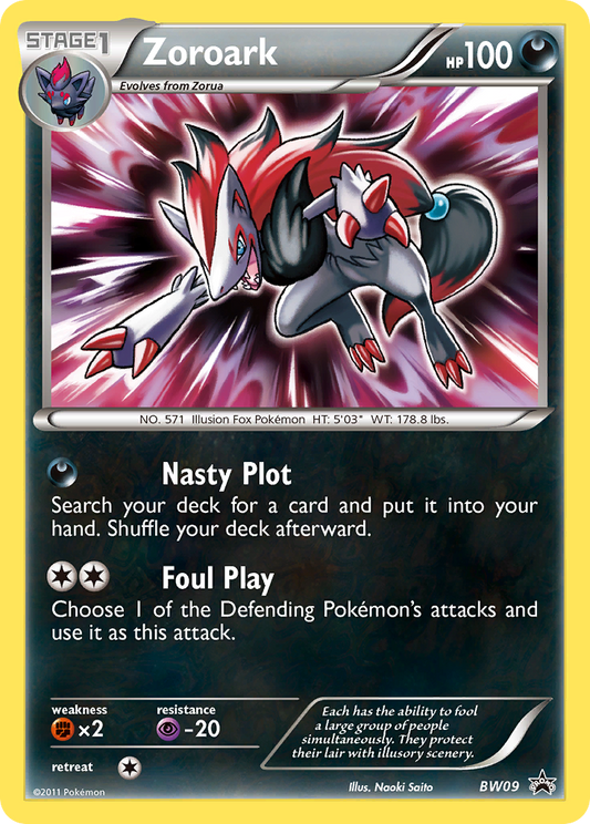 Zoroark – Black & White Promos