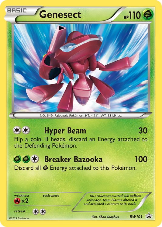 Genesect – Black & White Promos