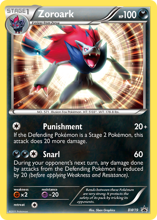 Zoroark – Black & White Promos